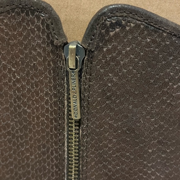 BLACK FRIYAY!!Donald  Pliner, knee-high, genuine snake skin Brown worn with love - Picture 3 of 12